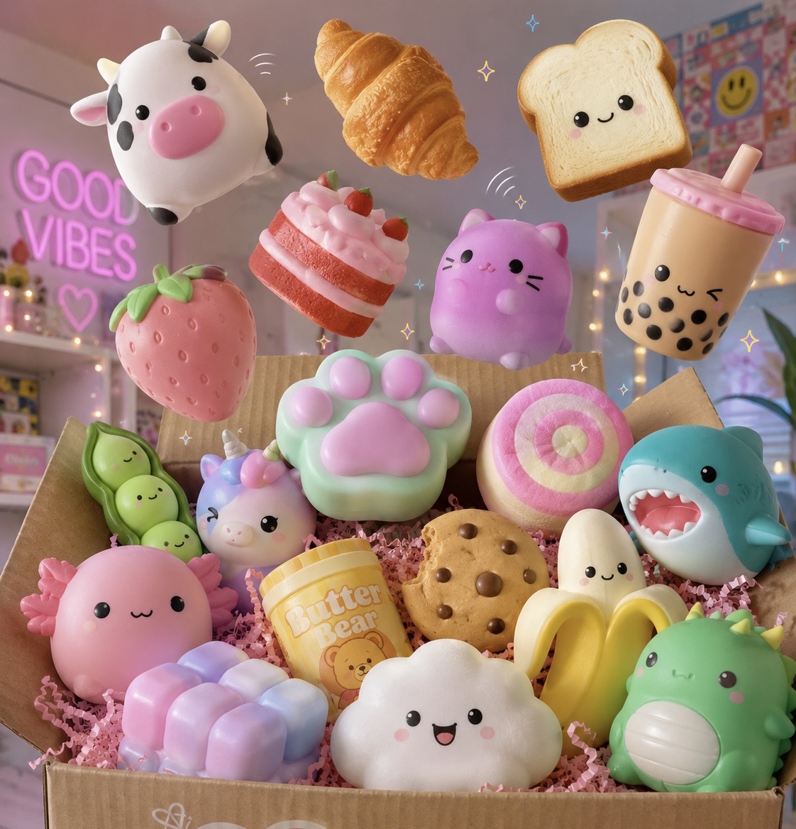 My French Mother — a colorful collection of hand-picked squishies, keychains, and cute treasures